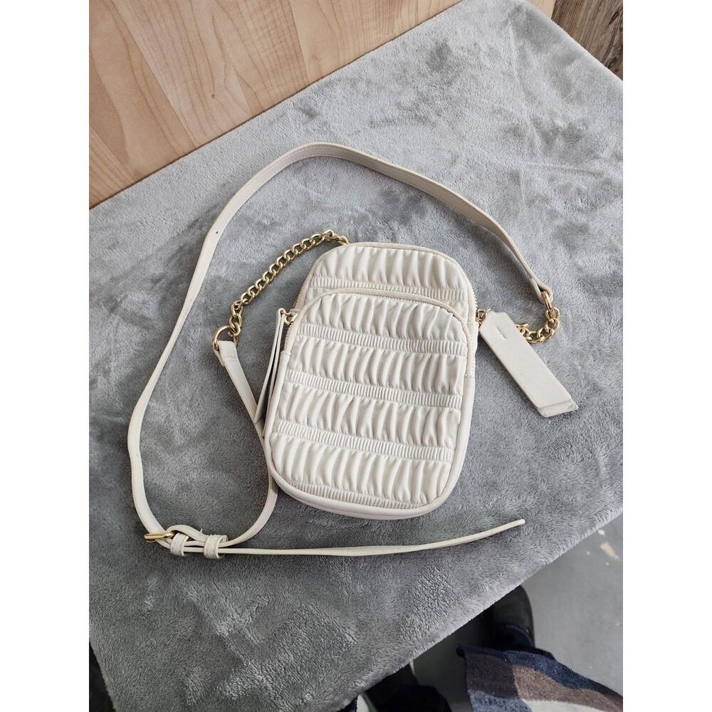 Moda Luxe Chantal Women's White Crossbody Handbag Purse